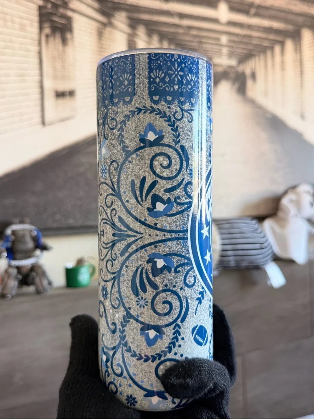 Dallas Cowboys Blue Logo Stainless Tumbler